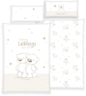 Lüttenhütt Kinderbettwäsche "Kleiner Liebling in Gr. 100x135 und 135x200 cm"